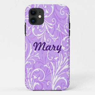 11 Personnalisé violet ornemental iPhone 5 Coque