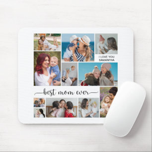 11 Photo Collage Best Mom Ever Mouse Pad
