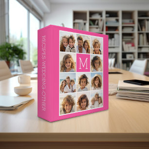 11 Photo Collage - Minimal Grid with Text Binder