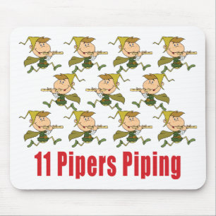 11 Pipers Piping Mousepads