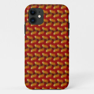 11 Rouge Abstrait Textile Motif iPhone 5 Coque