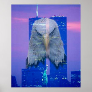 11 septembre Poster commémoratif
