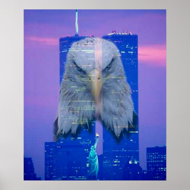 11 septembre Poster commémoratif (Devant)