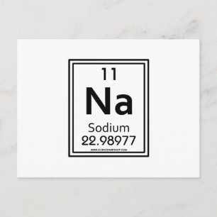 11 Sodium Postcard