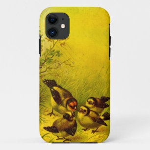 11 Vintage Sparrows iPhone 5 Coque