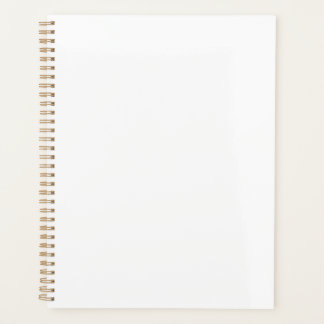 11"x8.5" Gold Spiral Soft Cover Notebook Notepad Planner