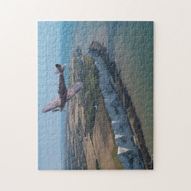 11" x 14" puzzle de Spitfire avec la boîte-cadeau (Vertical)
