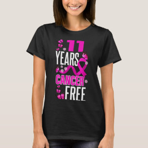 11 year cancer for breast cancer awareness T-Shirt