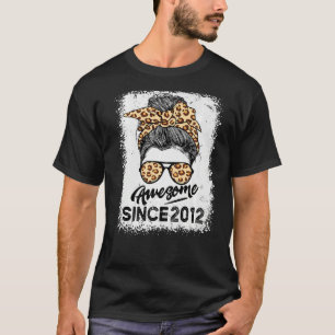 11 Year Old Awesome Since 2012 11th Birthday  Teen T-Shirt
