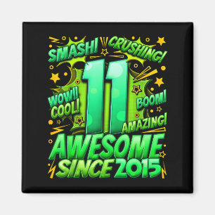 11 Year Old For Boys 11th Birthday Boy 11 Year Old Magnet