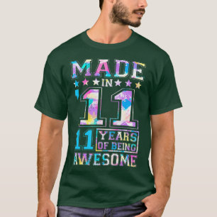 11 Year Old Girl Gifts For 11th Birthday Gift Born T-Shirt