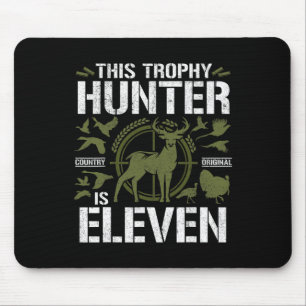 11 Year Old Hunting Birthday Party Deer Hunter 11t Mouse Pad
