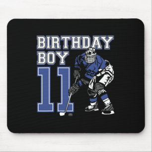 11 Year Old Ice Hockey Themed Birthday Party 11th Mouse Pad