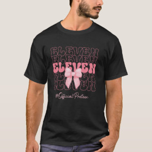 11 Year Old Official Preteen 11th Birthday Girl Co T-Shirt