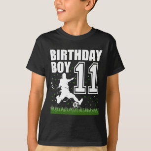 11 Year Old Soccer Birthday Party Theme 11th Gift T-Shirt