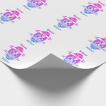 11 Year traditional Steel 11th wedding anniversary Wrapping Paper<br><div class="desc">You can customize the husband and wife names. If you would like any help personalizing this design please feel free to use to ask this design a button, which is immediately below this text. A romantic wedding anniversary designed for people celebrating 11 years of marriage. Steel is the traditional gift...</div>