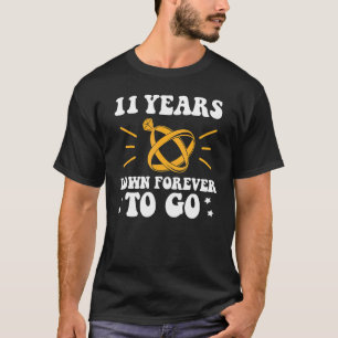 11 years down forever to go 11th wedding anniversa T-Shirt