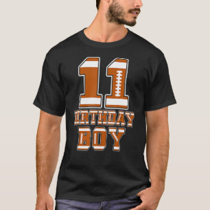 11 Years Old 11th Birthday American Football For B T-Shirt
