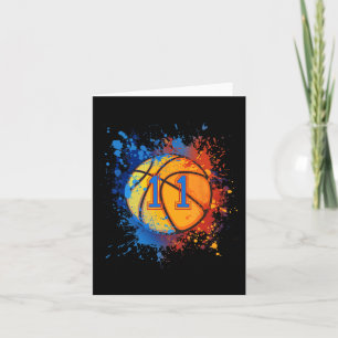 11 Years Old 11th Birthday Basketball Gift For Boy Card