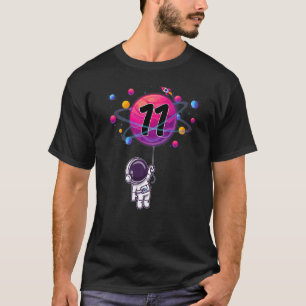 11 Years Old 11th Birthday Boy Astronaut T-Shirt