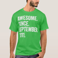 11 Years Old Awesome Since September 2011 11th Bir