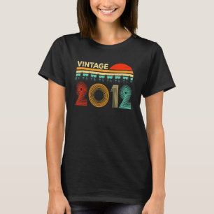11 Years Old Vintage 2012 11th Birthday Retro T-Shirt