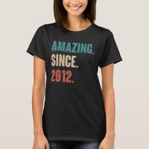 11 Years Old Vintage 2012 Birthday 11th Decoration T-Shirt