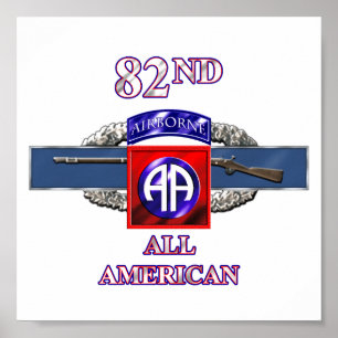 11B 82nd Airborne Division Poster