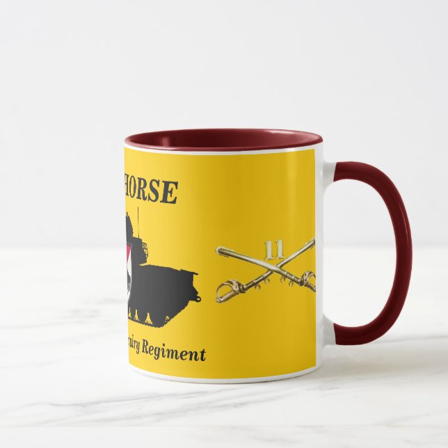 11ème ACR M48A3 Patton et tasse croisée de sabres (Droite)