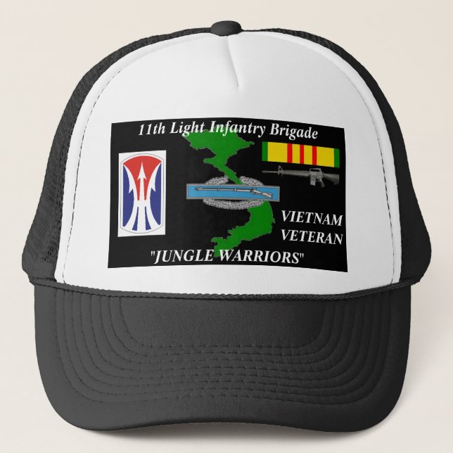 11ème Casquettes de " guerriers de jungle" de (Devant)