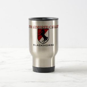 11ème Tasse de voyage de Blackhorse de cavalerie
