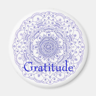 11Mandala 6, Gratitude Magnet