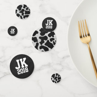 11of12 Personalized Cow Dots Confetti