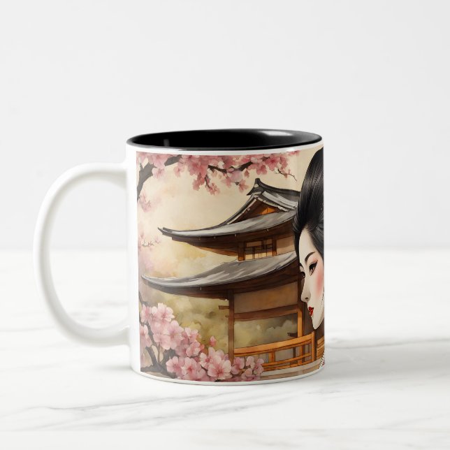 11oz Accent Café Mug, 11oz tasse de café, Japon co (Gauche)