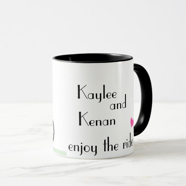 11oz Custom Wedding Gift Mugs Customise By Zazz_it (Front Right)