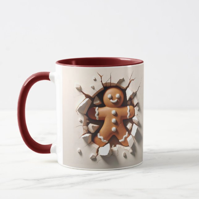 11oz Gingerbread Wrap Mug (Left)
