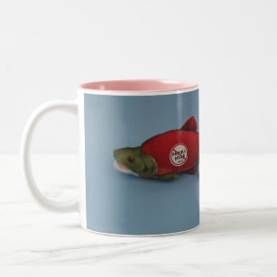 11oz mug with Bristol Bay sockeye salmon