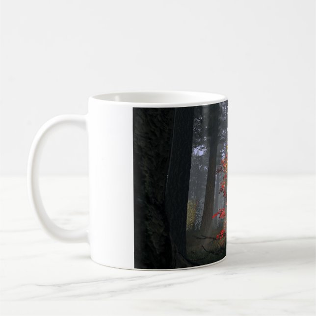 11oz mug with "Fledgling" image (Left)
