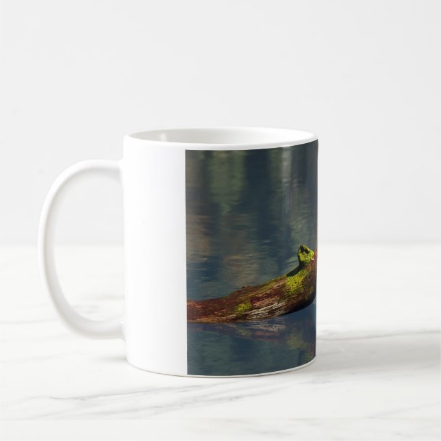 11oz mug with "Rebirth (Green)" image (Left)