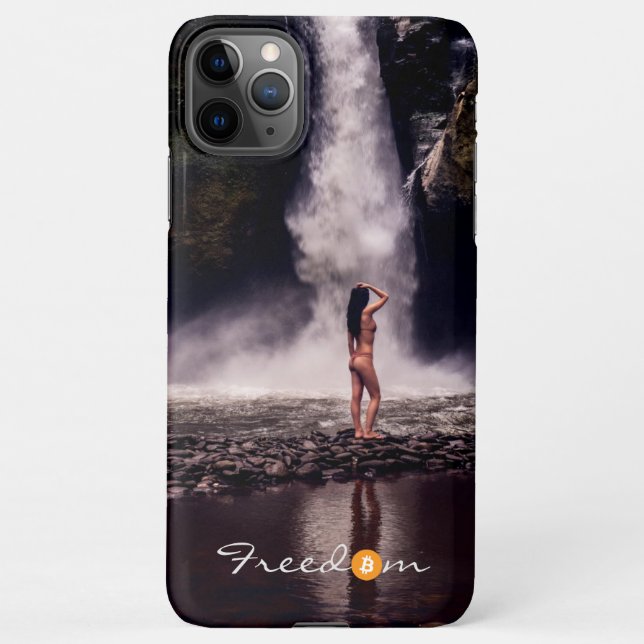 11Pro Max Bitcoin Freedom iPhone 11 coque (Dos)