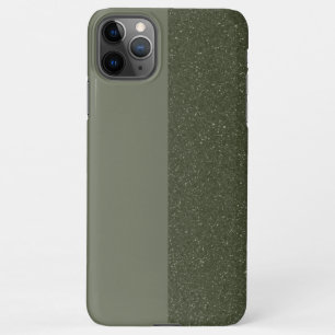 11Pro Max Coque iphone de fractionnement de texture verte de