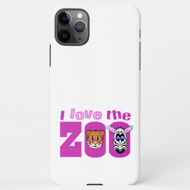11Pro Max J'aime le coque iphone Zoo (Dos)