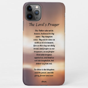 11Pro Max Le coque iphone de prière du Seigneur