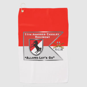 11th ACR Armoured Cavalry Regiment Golf Towel