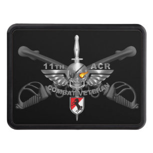 11th ACR Armoured Cavalry Regiment Trailer Hitch Cover