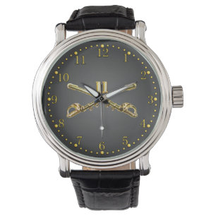 11th ACR Brass Crossed Sabres Watch