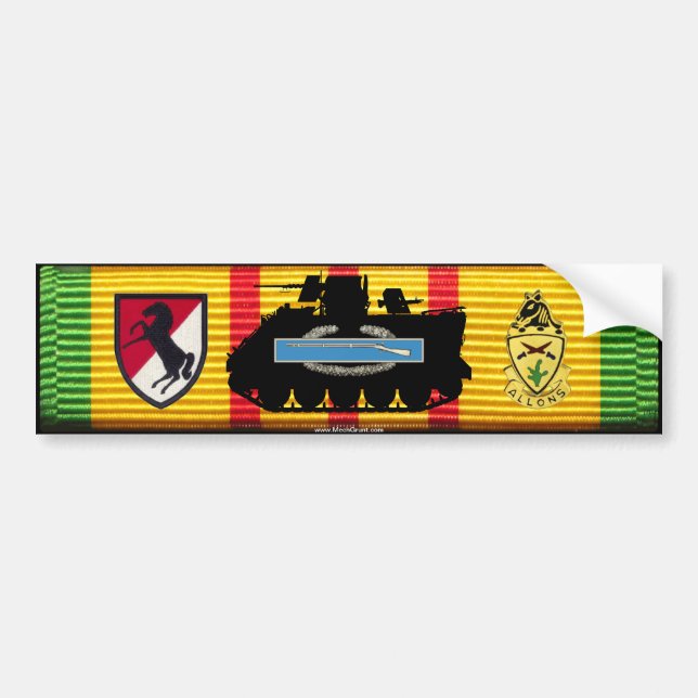 11th ACR M113 CIB VSM Ribbon Bumper Sticker (Front)