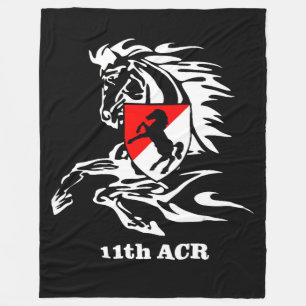 11TH AIR CAV FLEECE BLANKET