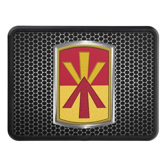 11th Air Defence Brigade Customized Patch  Hitch C Trailer Hitch Cover (Front)