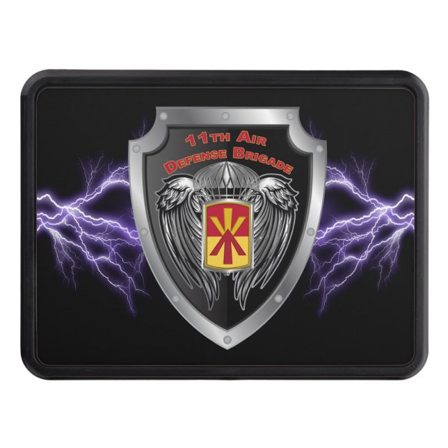 11th Air Defence Brigade Customized Shield  Hitch  Trailer Hitch Cover (Front)
